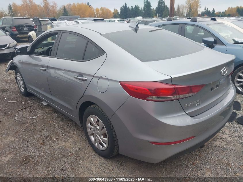 2017 HYUNDAI ELANTRA SE - 5NPD74LF0HH113059