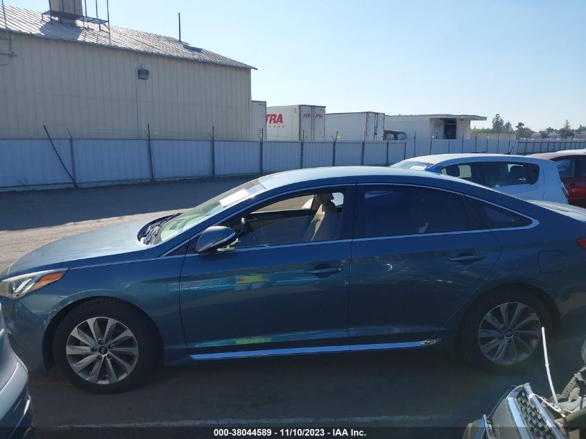 2017 HYUNDAI SONATA SPORT - 5NPE34AF4HH510888