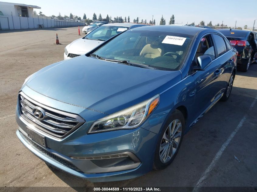 2017 HYUNDAI SONATA SPORT - 5NPE34AF4HH510888