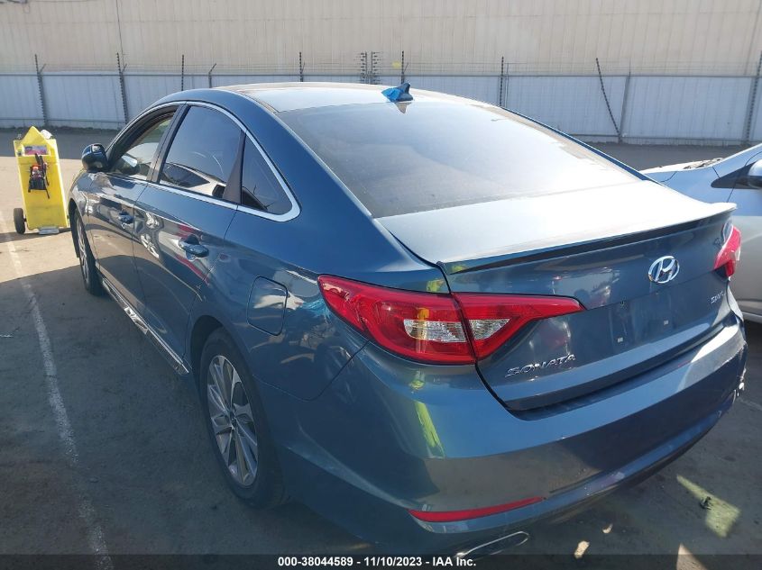 2017 HYUNDAI SONATA SPORT - 5NPE34AF4HH510888