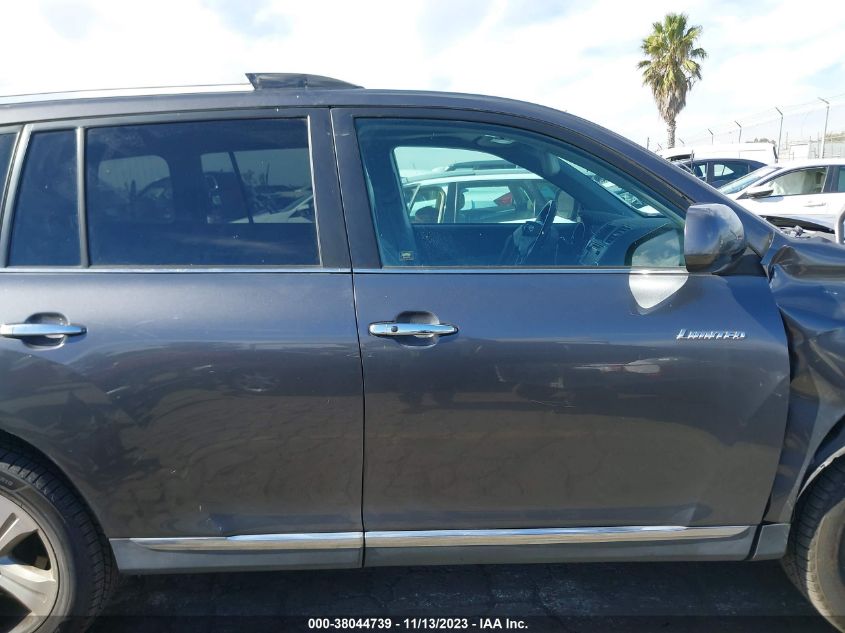 2013 TOYOTA HIGHLANDER LIMITED V6 - 5TDYK3EH5DS118366