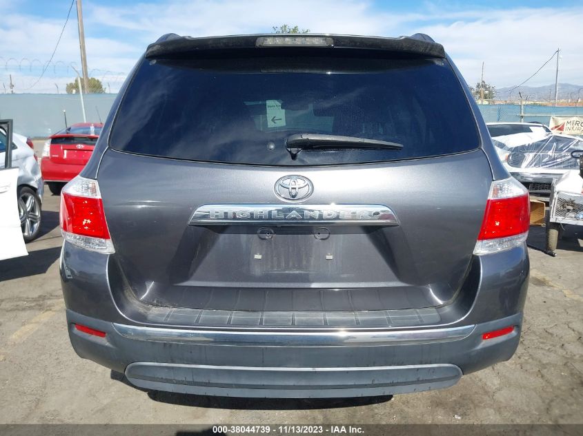 2013 TOYOTA HIGHLANDER LIMITED V6 - 5TDYK3EH5DS118366