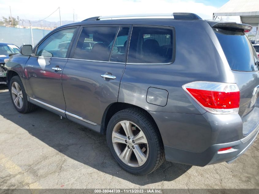 2013 TOYOTA HIGHLANDER LIMITED V6 - 5TDYK3EH5DS118366