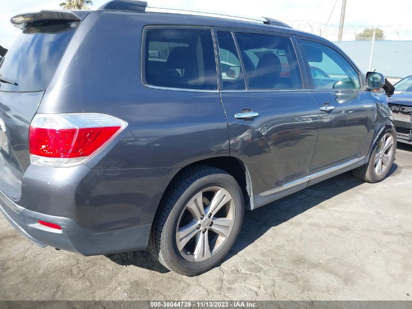 2013 TOYOTA HIGHLANDER LIMITED V6 - 5TDYK3EH5DS118366