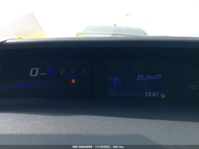 2013 HONDA CIVIC NATURAL GAS - 19XFB5F54DE000214