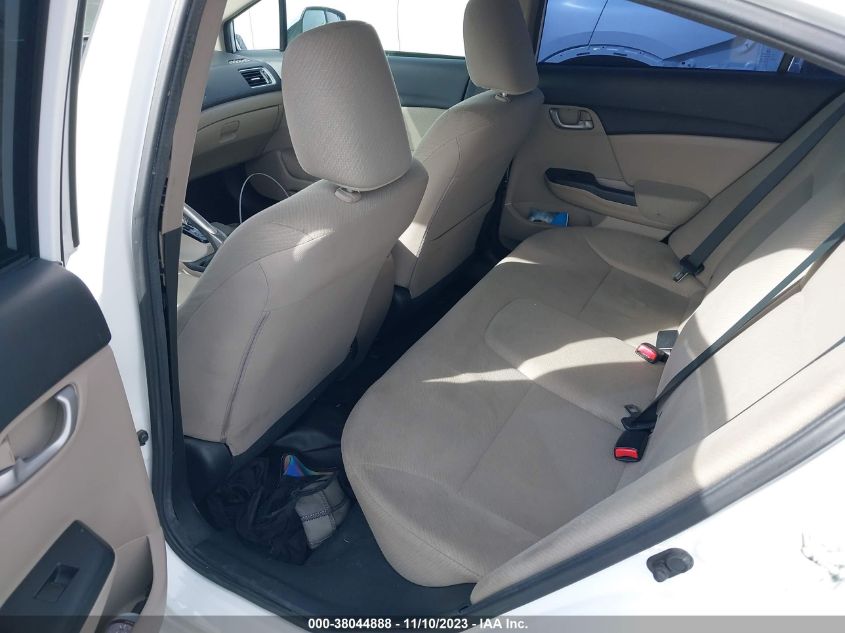 2013 HONDA CIVIC NATURAL GAS - 19XFB5F54DE000214