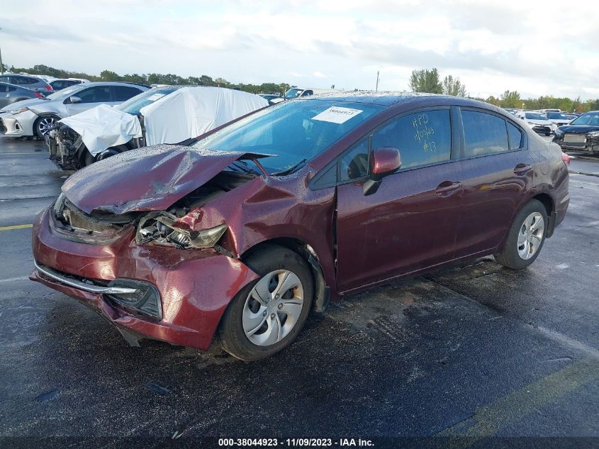 2013 HONDA CIVIC LX - 19XFB2F51DE033167