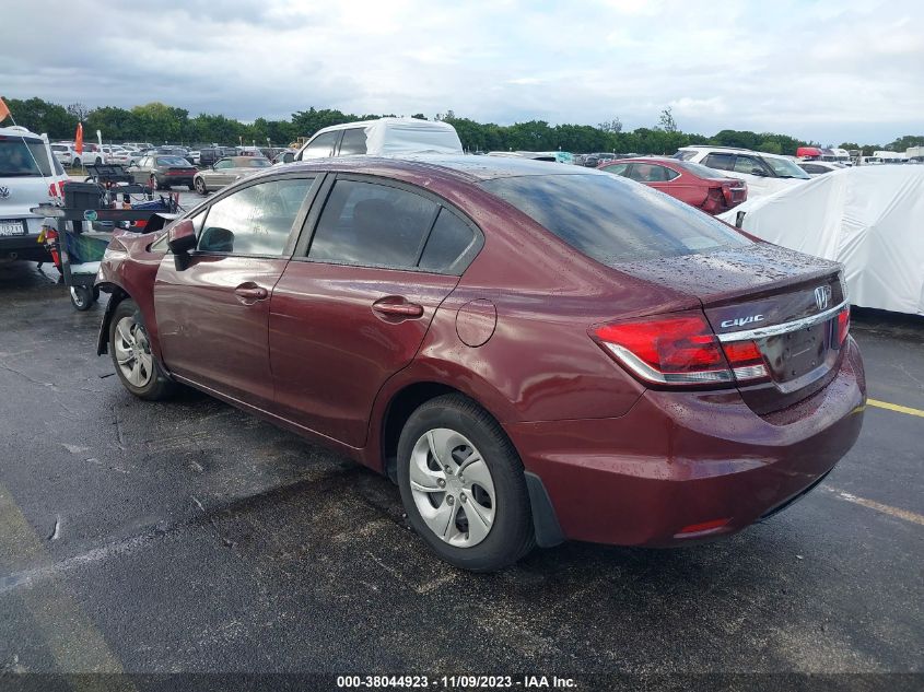 2013 HONDA CIVIC LX - 19XFB2F51DE033167