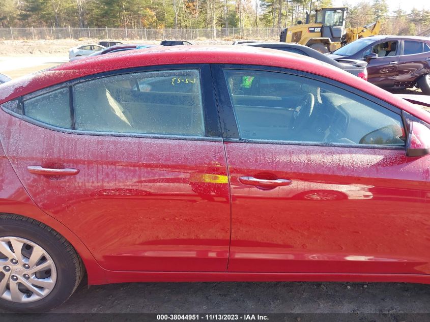 2019 HYUNDAI ELANTRA SE - KMHD74LF6KU823057