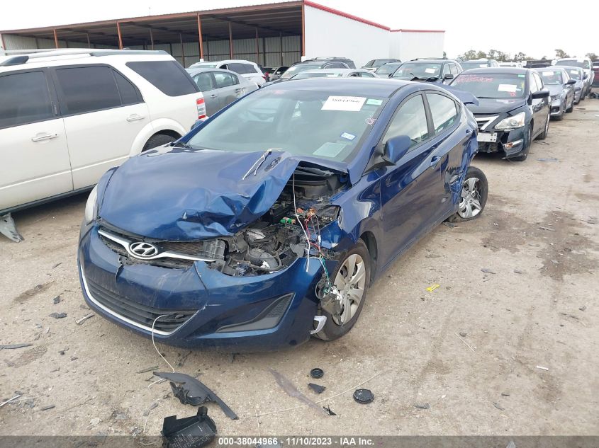 2016 HYUNDAI ELANTRA SE/SPORT/LIMITED - 5NPDH4AE7GH756854