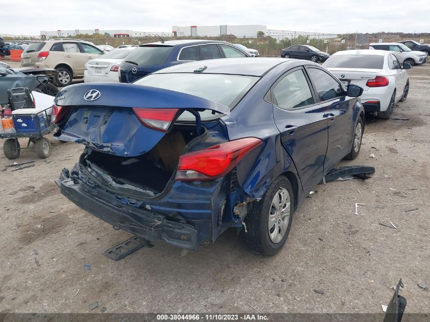 2016 HYUNDAI ELANTRA SE/SPORT/LIMITED - 5NPDH4AE7GH756854