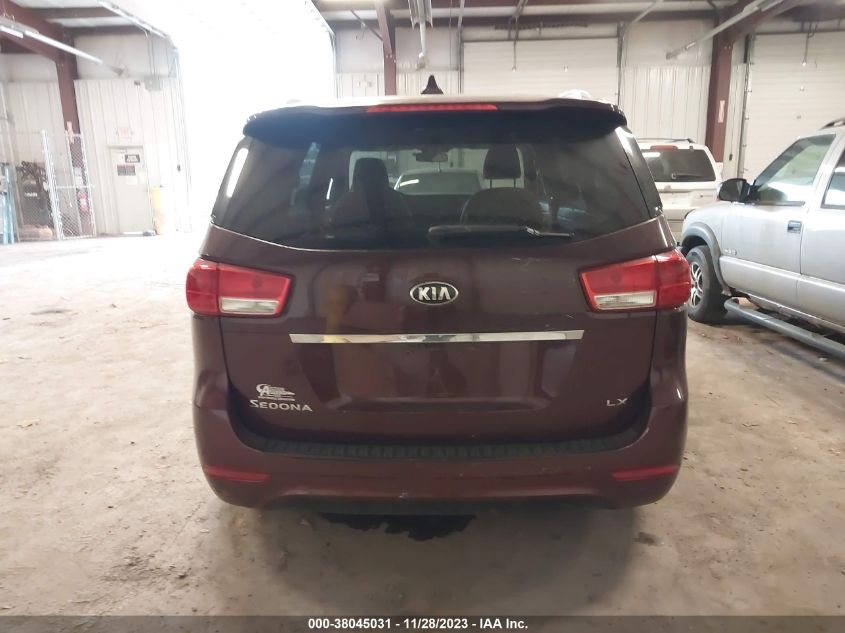 2016 KIA SEDONA LX - KNDMB5C10G6155989