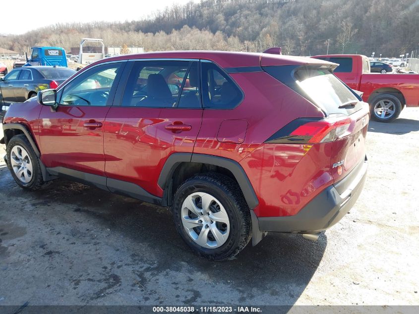 VIN 2T3F1RFVXNW282309 2022 TOYOTA RAV4 LE