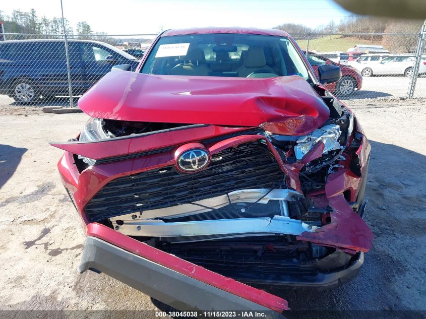 VIN 2T3F1RFVXNW282309 2022 TOYOTA RAV4 LE