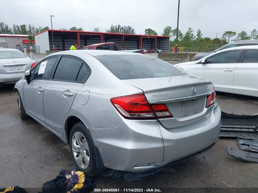 2014 HONDA CIVIC LX - 19XFB2F53EE041580