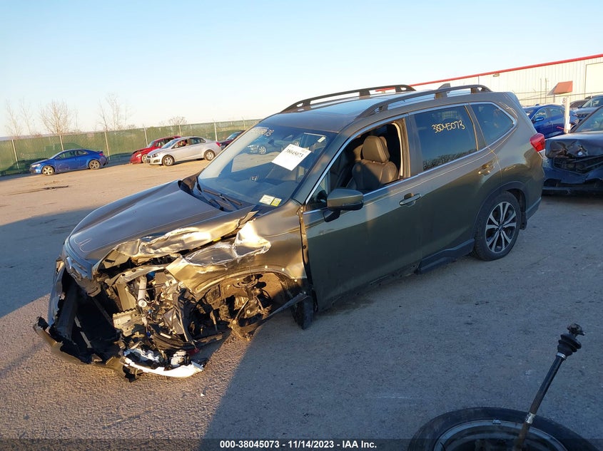 VIN JF2SKAPC3NH514671 2022 SUBARU FORESTER LIMITED
