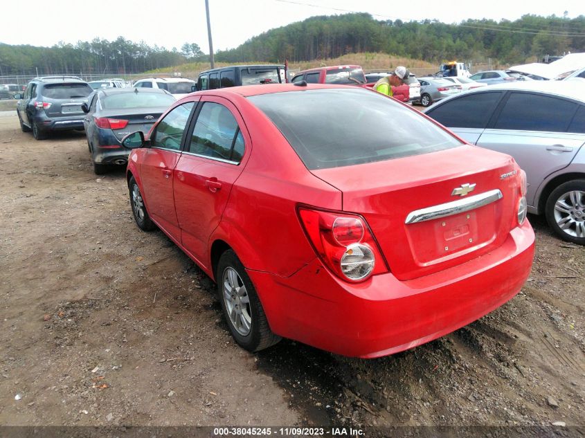 2013 CHEVROLET SONIC LT AUTO - 1G1JC5SH8D4100494