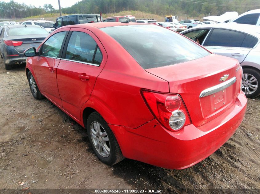 2013 CHEVROLET SONIC LT AUTO - 1G1JC5SH8D4100494