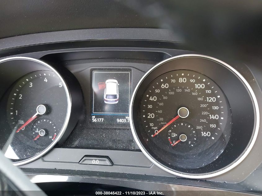 VIN 3VV2B7AX1KM115182 2019 VOLKSWAGEN TIGUAN SE/SEL/SEL R-LINE JET-BLA
