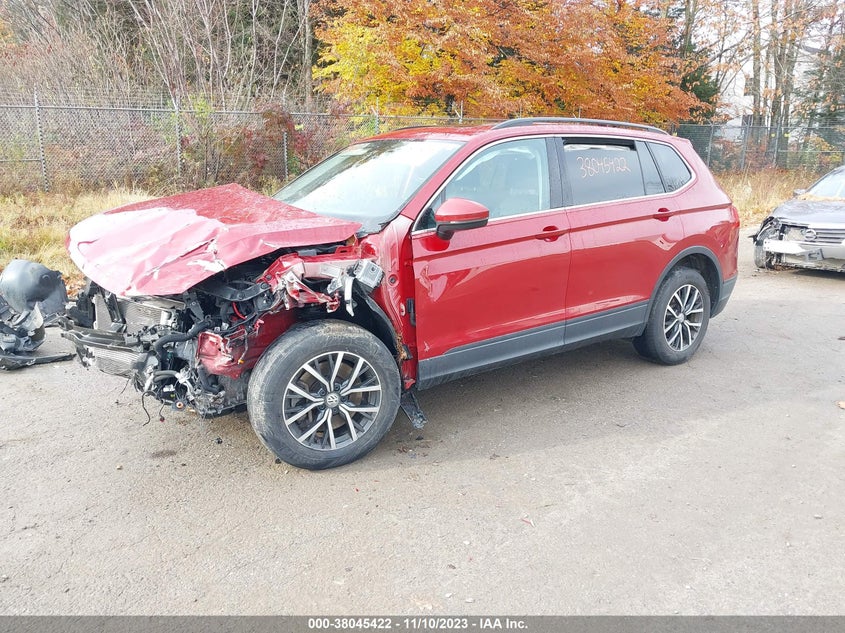 VIN 3VV2B7AX1KM115182 2019 VOLKSWAGEN TIGUAN SE/SEL/SEL R-LINE JET-BLA