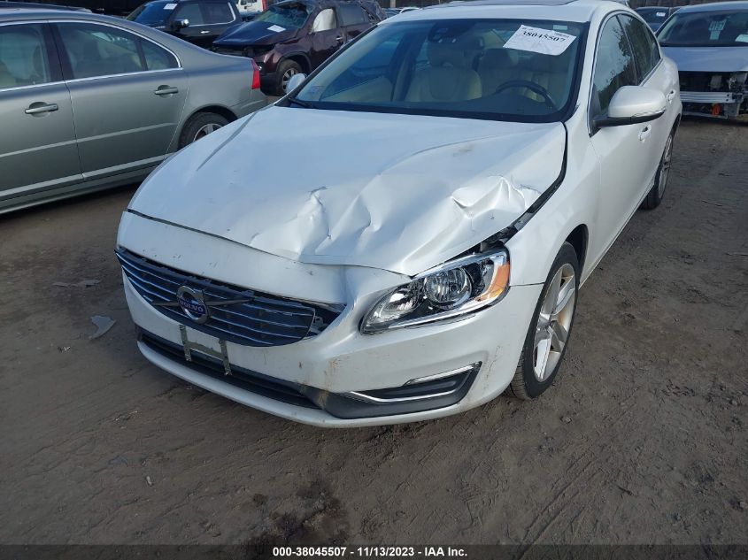 2015 VOLVO S60 T5 PREMIER - YV1612TB1F1309747