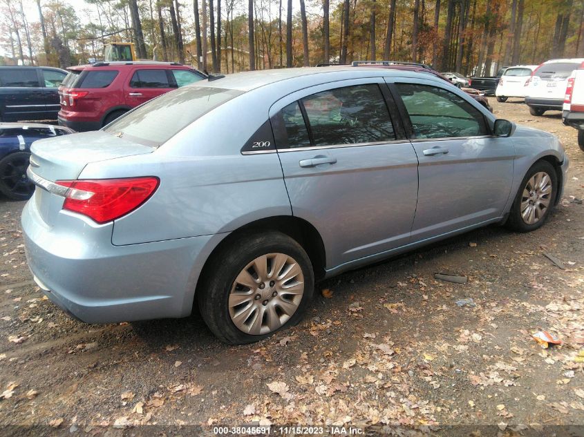 1C3CCBAB9DN598716 | 2013 CHRYSLER 200