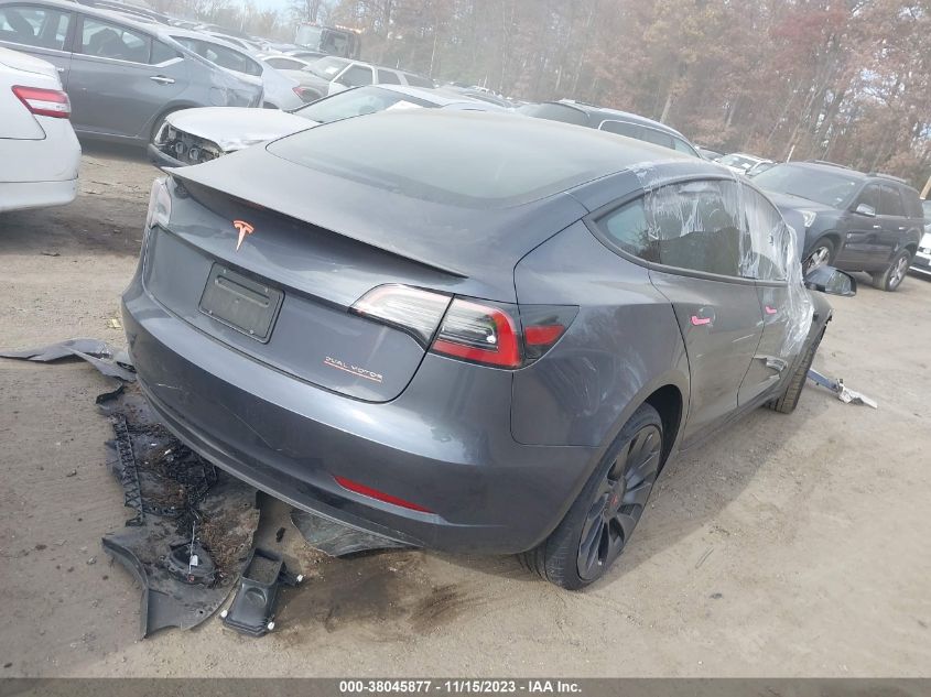 5YJ3E1EC6PF509822 Tesla Model 3 2023. Фото: 3