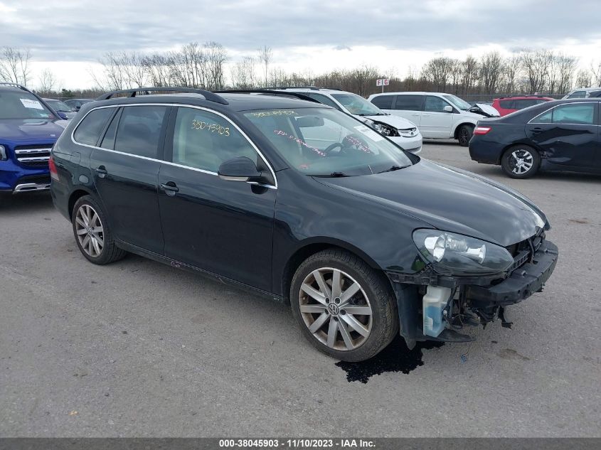 2014 VOLKSWAGEN JETTA SPORTWAGEN TDI W/SUNROOF - 3VWML7AJ0EM608529