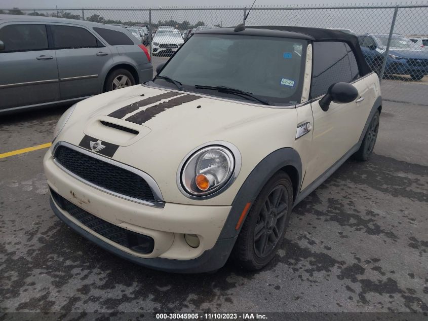 2013 MINI CONVERTIBLE COOPER S WMWZP3C54DT550914
