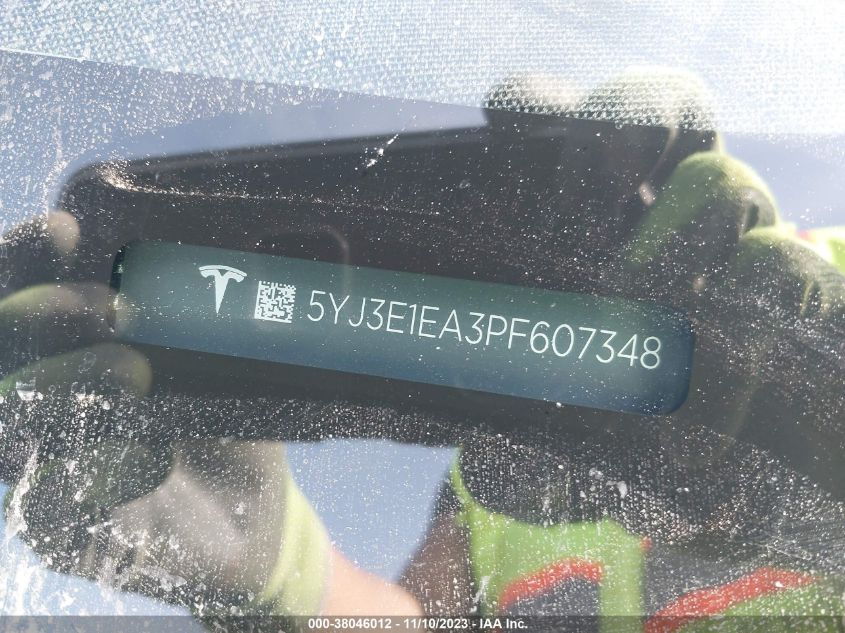 2023 TESLA MODEL 3 REAR-WHEEL DRIVE - 5YJ3E1EA3PF607348