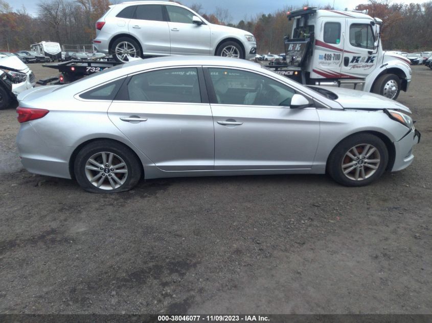 2015 HYUNDAI SONATA 2.4L SE - 5NPE24AF4FH199849