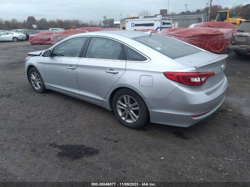 2015 HYUNDAI SONATA 2.4L SE - 5NPE24AF4FH199849
