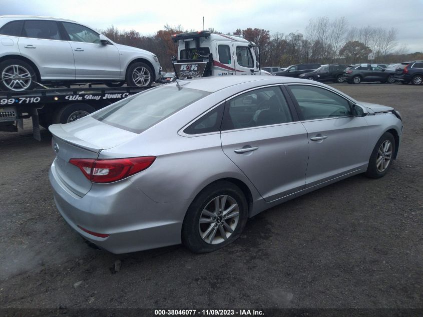 2015 HYUNDAI SONATA 2.4L SE - 5NPE24AF4FH199849