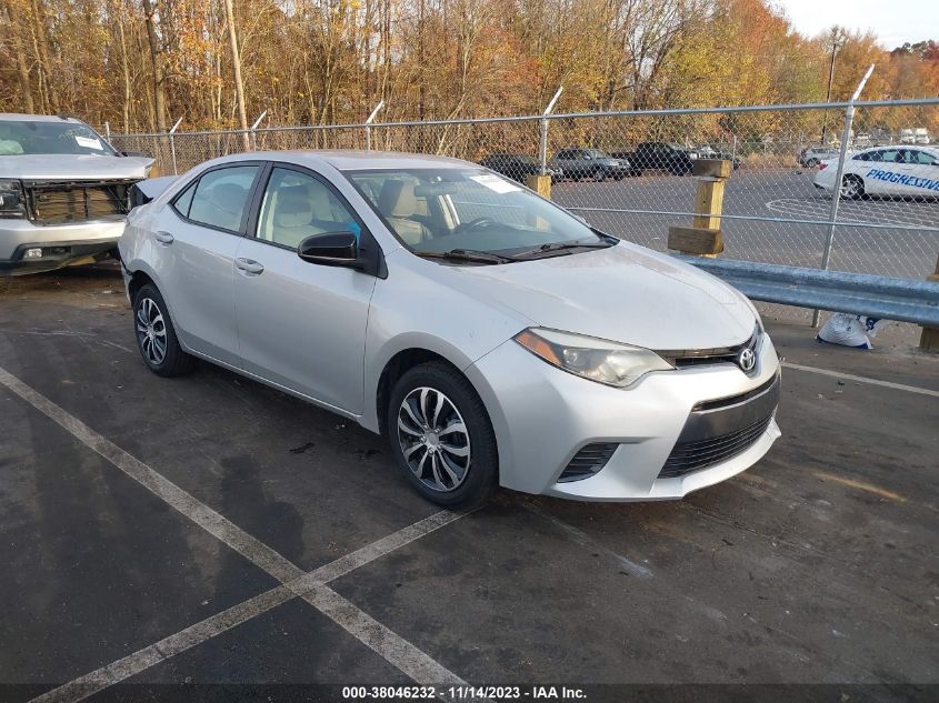 2016 TOYOTA COROLLA LE - 5YFBURHE6GP444968