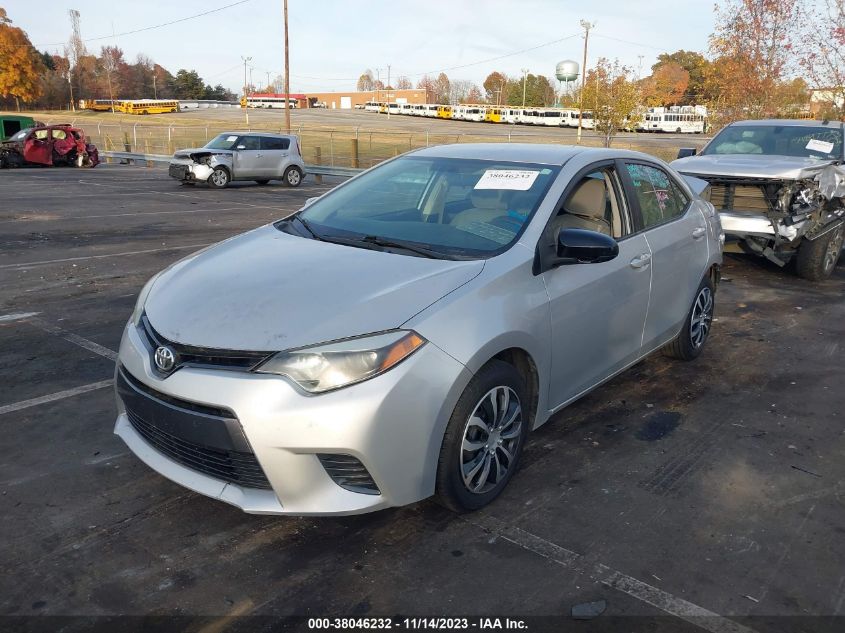 2016 TOYOTA COROLLA LE - 5YFBURHE6GP444968