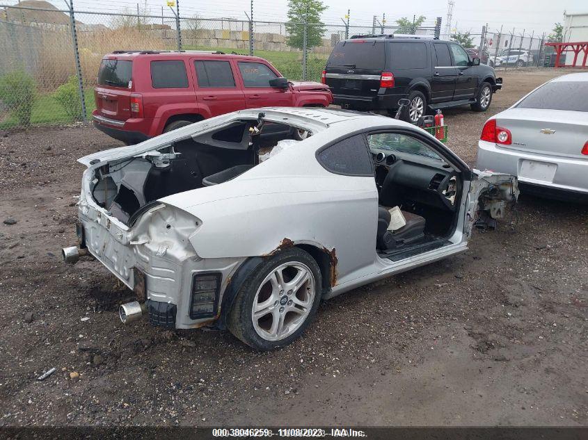 2006 HYUNDAI TIBURON VIN: KMHHN65F86U207950