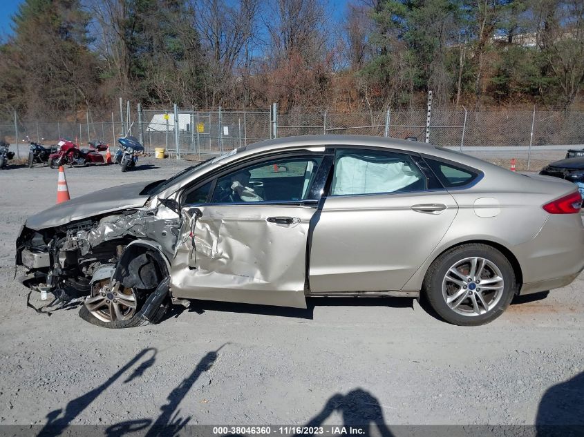 2018 FORD FUSION SE - 3FA6P0HD0JR130686