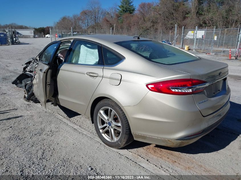 2018 FORD FUSION SE - 3FA6P0HD0JR130686