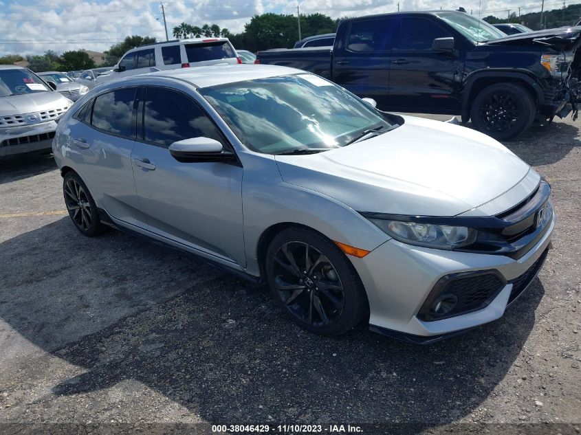 SHHFK7H44JU215760 HONDA CIVIC HATCHBACK SPORT 2018