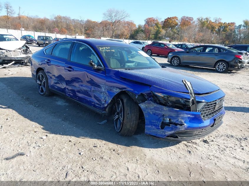 Lot #2541528157 2023 HONDA ACCORD HYBRID SPORT salvage car