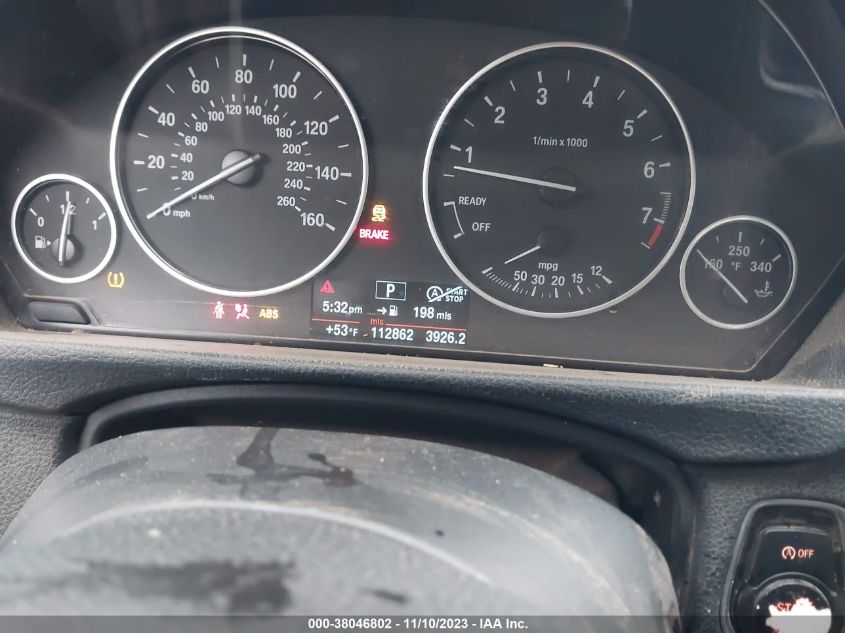 2013 BMW 320I XDRIVE - WBA3C3C50DF982397