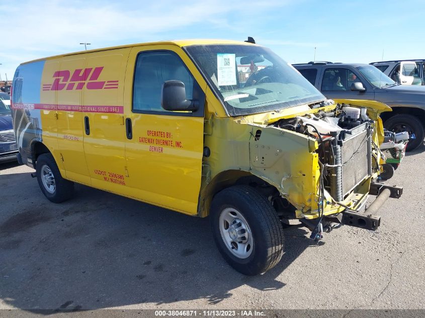 2021 CHEVROLET EXPRESS CARGO RWD 2500 REGULAR WHEELBASE WT - 1GCWGAFPXM1173167