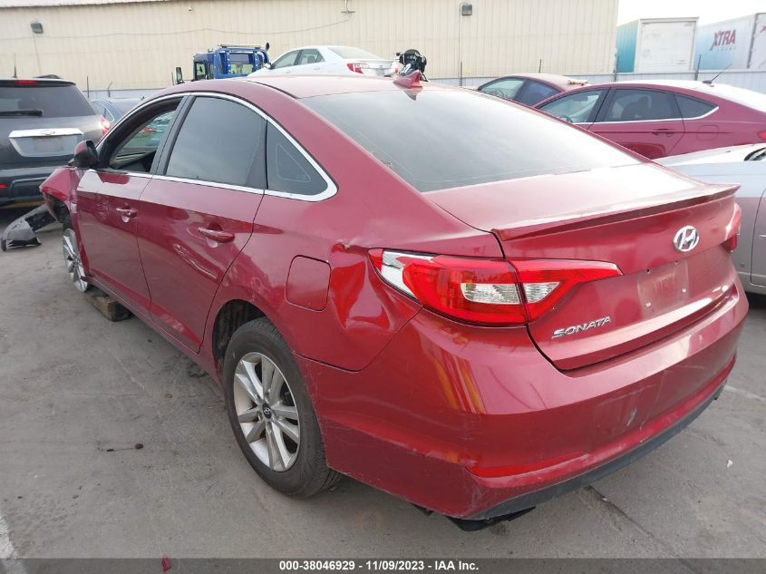 2016 HYUNDAI SONATA SE - 5NPE24AF0GH371960