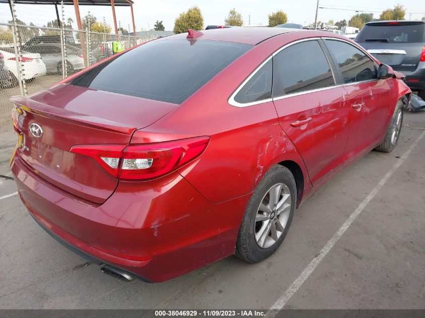 2016 HYUNDAI SONATA SE - 5NPE24AF0GH371960