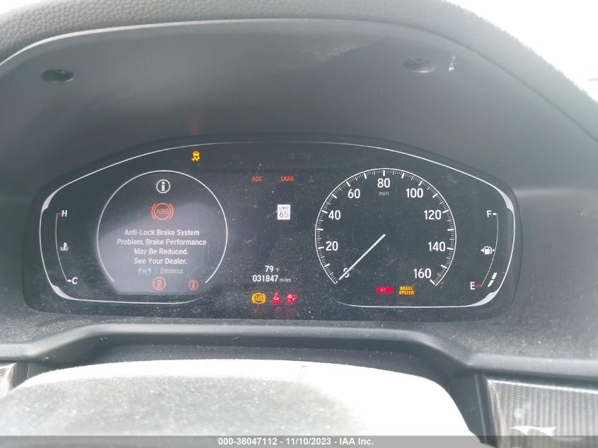 VIN 1HGCV1F36KA086189 2019 HONDA ACCORD SPORT