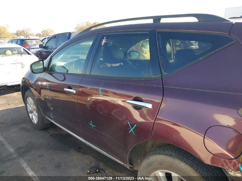 2014 NISSAN MURANO SL - JN8AZ1MU5EW405437