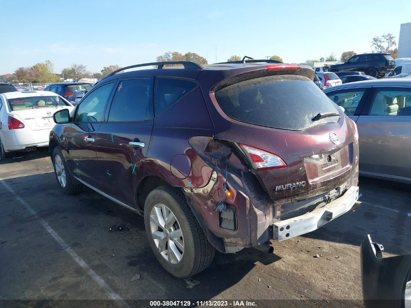 2014 NISSAN MURANO SL - JN8AZ1MU5EW405437