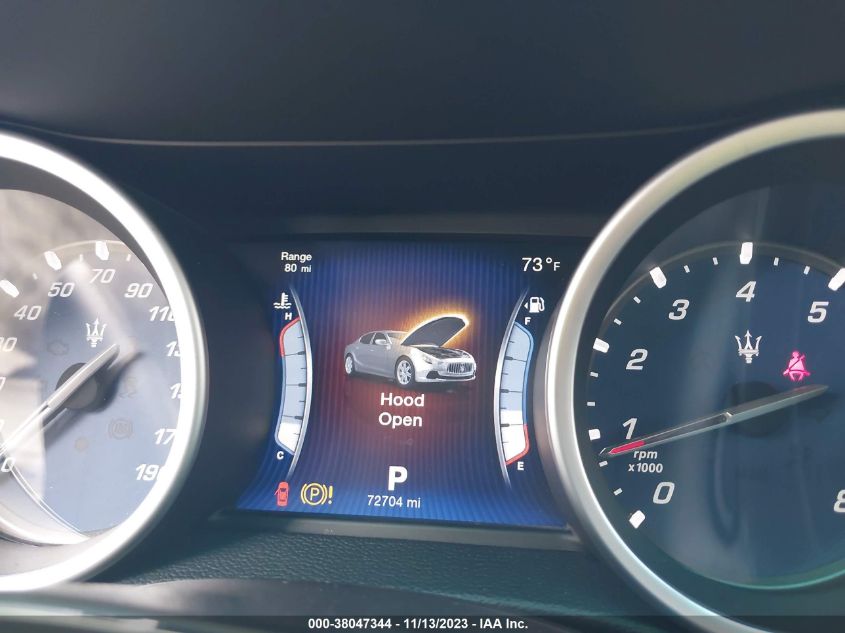 2014 MASERATI GHIBLI ZAM57XSA8E1078829