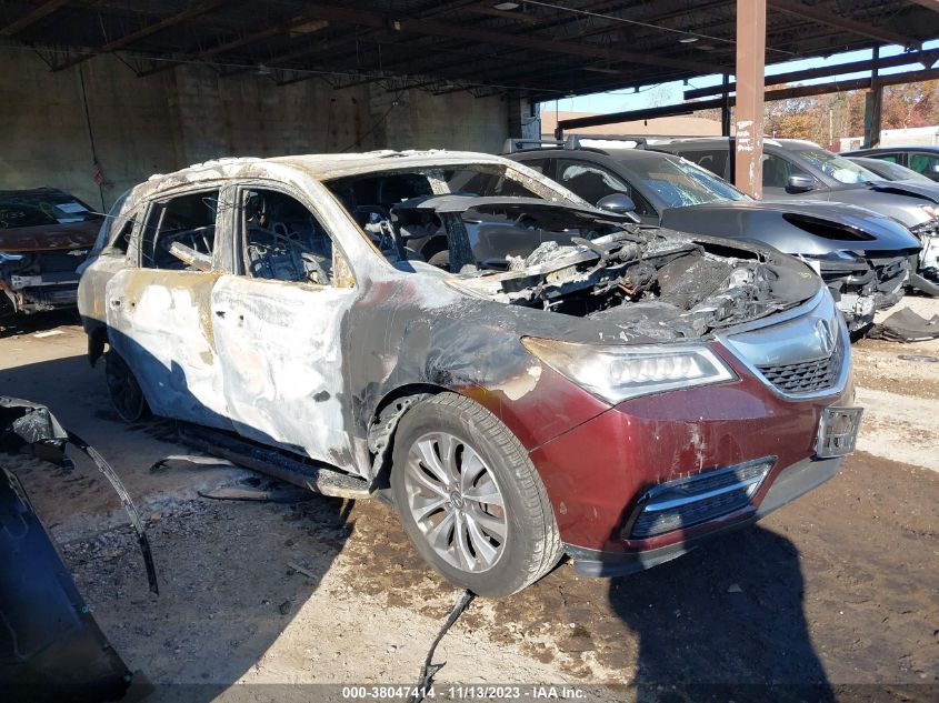 2015 ACURA MDX TECHNOLOGY - 5FRYD4H48FB003341