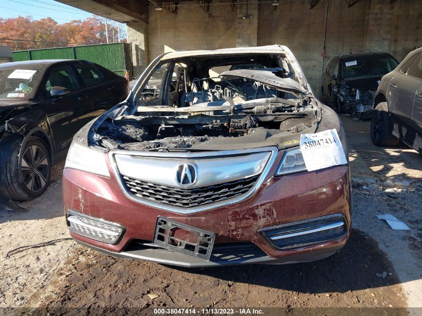 2015 ACURA MDX TECHNOLOGY - 5FRYD4H48FB003341